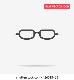 Glasses icon. Vector concept illustration for design.