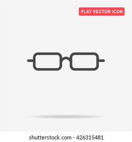 Glasses icon. Vector concept illustration for design.