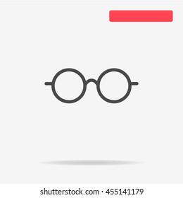 Glasses icon. Vector concept illustration for design.