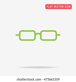 Glasses icon. Vector concept illustration for design.