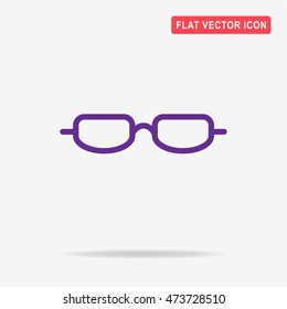 Glasses icon. Vector concept illustration for design.
