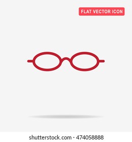 Glasses icon. Vector concept illustration for design.