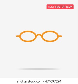 Glasses icon. Vector concept illustration for design.
