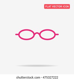 Glasses icon. Vector concept illustration for design.