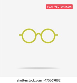 Glasses icon. Vector concept illustration for design.