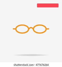 Glasses icon. Vector concept illustration for design.