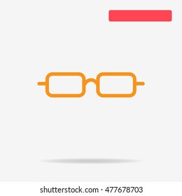 Glasses icon. Vector concept illustration for design.