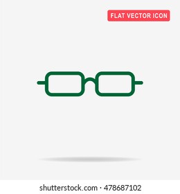 Glasses icon. Vector concept illustration for design.