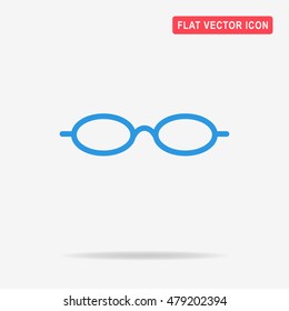 Glasses icon. Vector concept illustration for design.