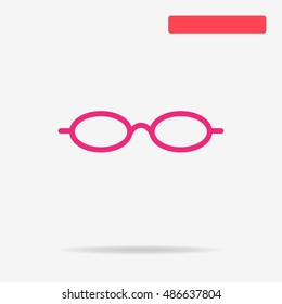 Glasses icon. Vector concept illustration for design.