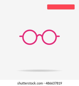 Glasses icon. Vector concept illustration for design.