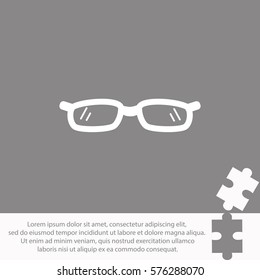 Glasses  icon Vector design.