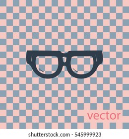 Glasses icon, vector design element
