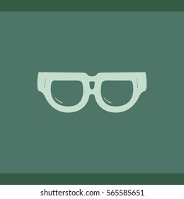 Glasses icon, vector design element