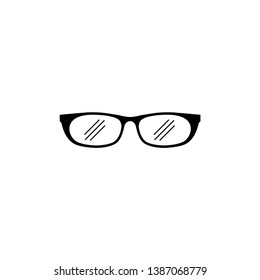 glasses icon vector design template