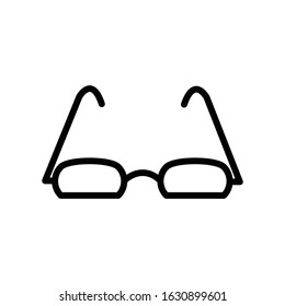 Glasses icon vector design template ilustrasion