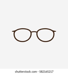 Glasses icon. Vector icon EPS10