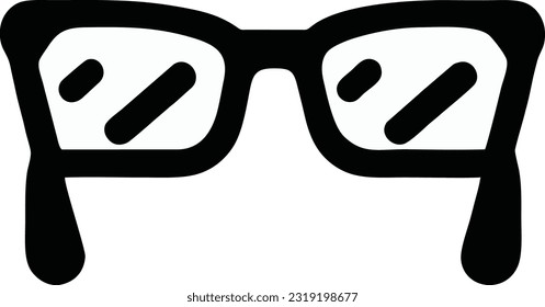 Glasses icon vector, Fashion spectacles accessory, Vector illustration 31