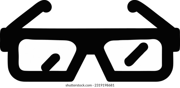 Glasses icon vector, Fashion spectacles accessory, Vector illustration 23