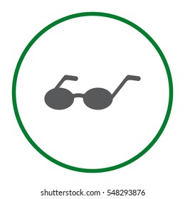 Glasses Icon Vector flat design style