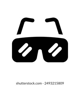 glasses icon. vector glyph icon for your website, mobile, presentation, and logo design.