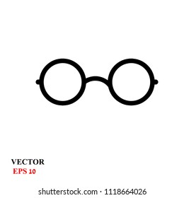 glasses icon. vector illustration