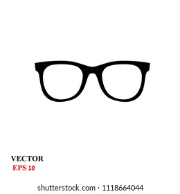 glasses icon. vector illustration