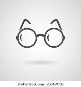 Glasses icon. Vector illustration