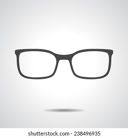 glasses icon - vector illustration