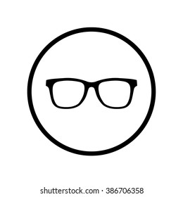 Glasses Icon . Vector illustration