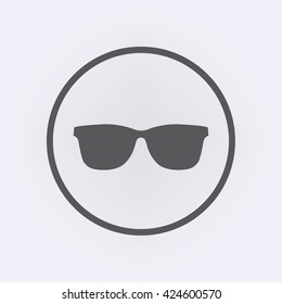 Glasses Icon. Vector illustration