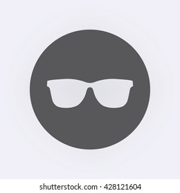 Glasses Icon. Vector illustration