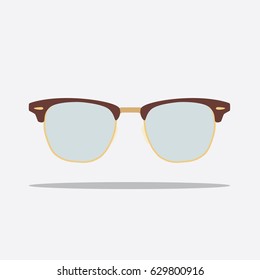 Glasses icon, vector illustration design. Glasses collection.