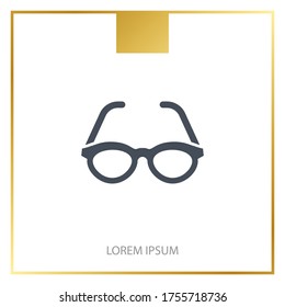 glasses Icon. Vector illustration EPS 10.