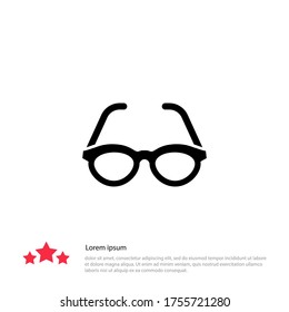 glasses Icon. Vector illustration EPS 10.