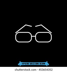 Glasses icon vector illustration EPS 10.