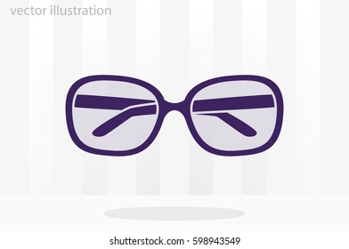 glasses icon vector illustration eps10.