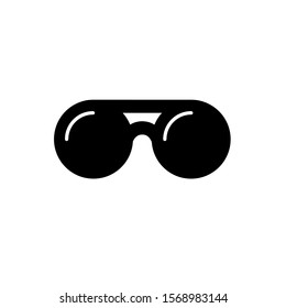 Glasses icon, vector illustration. Flat design style. vector glasses icon illustration isolated on white background, glasses icon Eps10. glasses icons graphic design vector symbols.