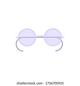 Glasses icon, vector illustration isolated on a white background. Flat cartoon eps 10.