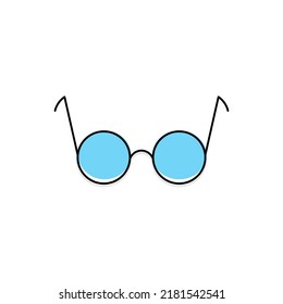 glasses icon vector illustration isolated on white background
