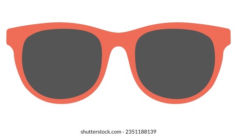 Glasses icon vector illustration isolated on white.