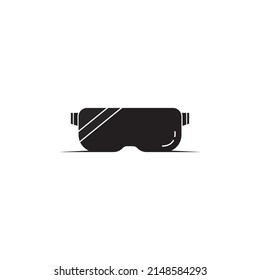 glasses icon Vector Illustration on the white background.