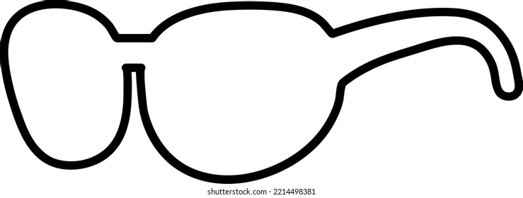 glasses icon vector illustration on white background.eps
