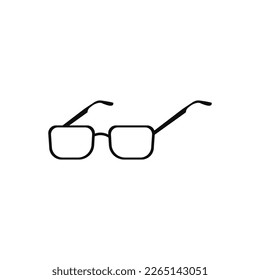 Glasses icon. Vector illustration on a white background.