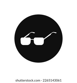 Glasses icon. Vector illustration on a white background.