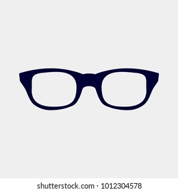 glasses icon vector illustration. optic eyeglasses