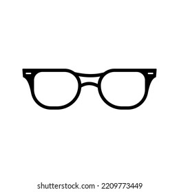 Icono de lentes. ilustración vectorial. símbolo de signo. 