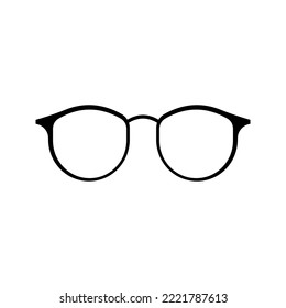 Icono de lentes. ilustración vectorial. símbolo de signo. 