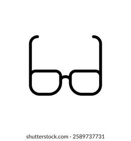 Glasses icon vector illustration. Glasses sign and symbol