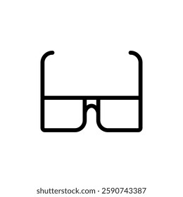 Glasses icon vector illustration. Glasses sign and symbol